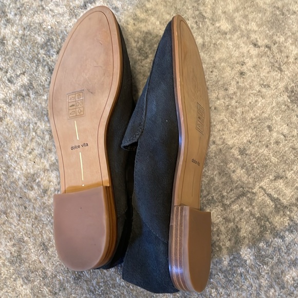 Dolce Vita (DV) gray anthracite suede loafers - 10 - Picture 5 of 6